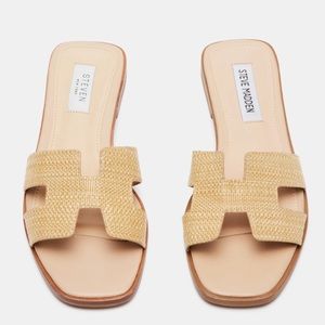 Steve Madden Hadyn Raffia Sandals
